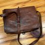 Beautiful  Brown Leather Satchel Image 2