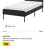Ikea slattum bedframe with mattress 1 minth old Image 2