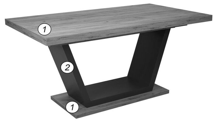 Golden Craft Extendable Dining Table