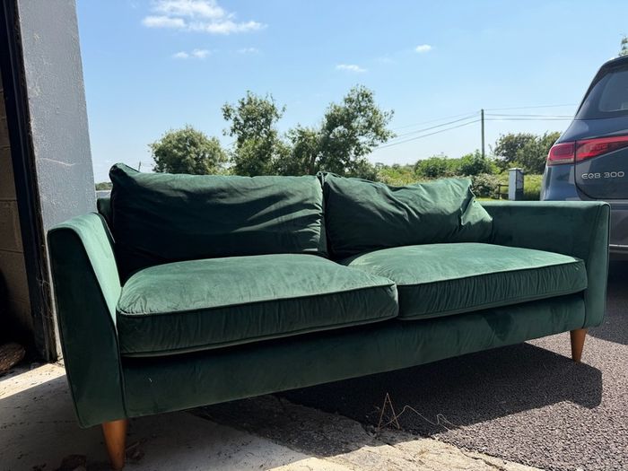 2/3 Seater Sofa - Velvet Teal Green