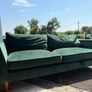 2/3 Seater Sofa - Velvet Teal Green Image 2