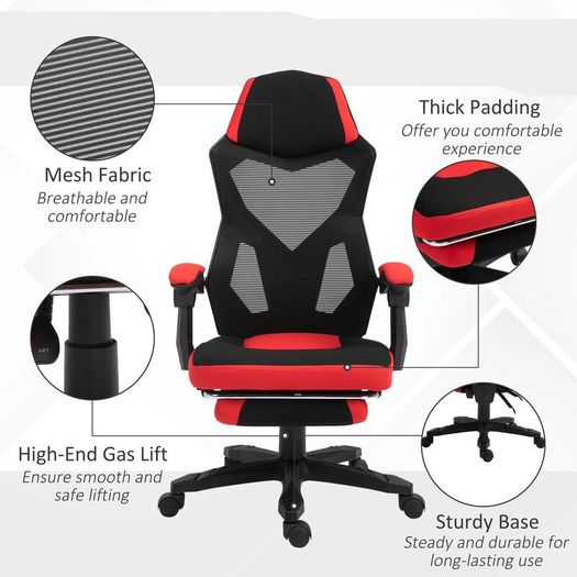 Ergonomic Office Chair Recliner With footrest