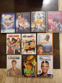 Jim Carrey DVD Collection Bundle Ace Ventura The Mask Dumb and Dumber