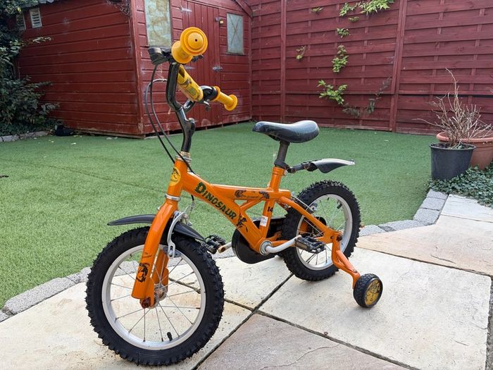 14- Inch Kids Bike for 3-5 Years Old Orange
