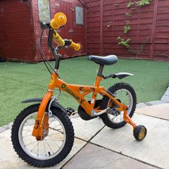 14- Inch Kids Bike for 3-5 Years Old Orange