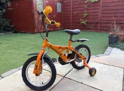 14- Inch Kids Bike for 3-5 Years Old Orange