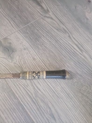 indian cane sword and knife