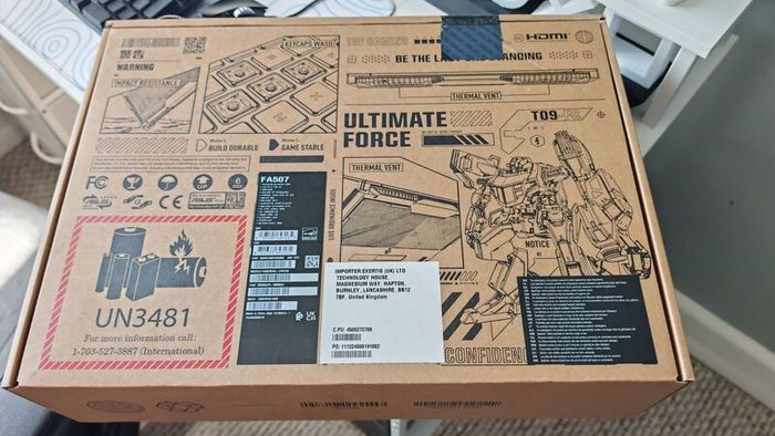 Asus TUF A15 gaming laptop