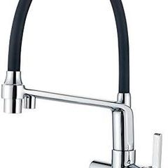 3 Way Kitchen Tap For Filter Water Purifier, Black Sink Mixer With Shower Head