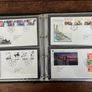 Collection of  74 UK First Day Cover stamps 1987 to 1992 in album plus 5 extra pages and book Image 9