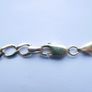 Vintage sold 9K Yellow Gold 375 Figaro Chain Bracelet length 9,2" - 6,5g Image 5