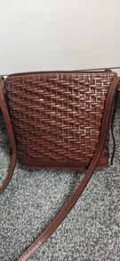 Vintage 1994 St Michael (Marks & Spencer) Woven Leather Bag