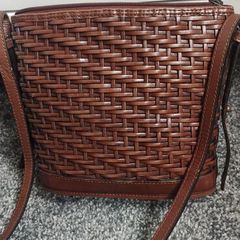 Vintage 1994 St Michael (Marks & Spencer) Woven Leather Bag