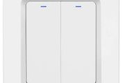 Wifi smart switch, work with or without neutral wire, no hub required, 2 gang