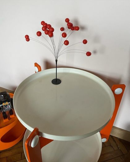 Mid century modern danish side table end table