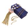 Gold Tassel Statement Long Necklace Image 2