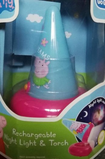 Peppa pig ; 2 in 1 Nightlight and Torch ; (DC 1)