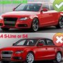 2 x Front Bumper Fog Light Lamp Cover Grill For Audi A4 SE B8 A4L 2009-2012 NEW Image 3