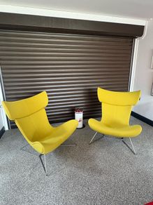 BoConcept Imola armchairs x2