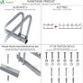 3 Bike Stand Floor or Wall mounted bike rack for garage Bicycle Parking rack Cycle Storage Locking Stand (FREE SHIPPING) Image 2