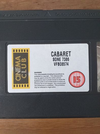 Cabaret VHS Tape Liza Minnelli Joel Grey Michael York