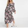 Misguided NEW maternity dress floral UK10 Image 3