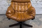 1960s Gerald Easden Lounge Chair In Sumptuous Cognac Leather
