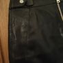 black leather river island skirt Image 2