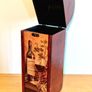 Vintage wooden wine bottle box Image 4