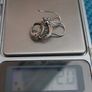 925 Sterling Silver White Ice Earrings Diamond Earrings 2g Image 10
