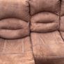 Brown Recliner L corner sofa/couch Image 6