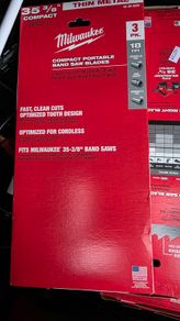 milwaukee bandsaw blades