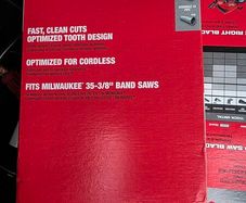 milwaukee bandsaw blades
