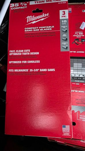 milwaukee bandsaw blades