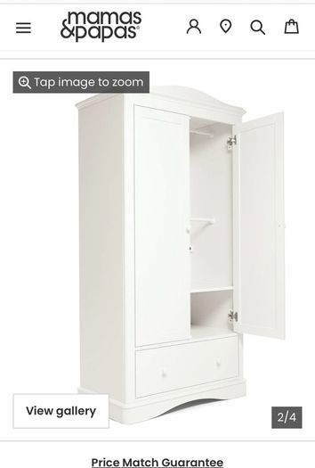 Mamas&Papas Flyn wardrobe