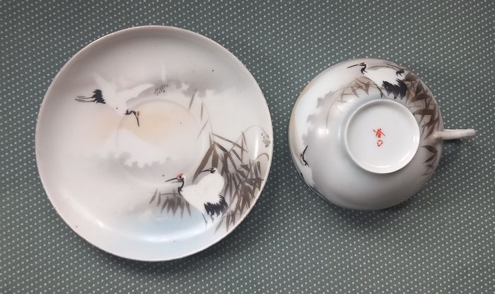 Japanese teacup and saucer.