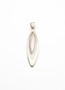 Mother Of Pearl Silver Pendant