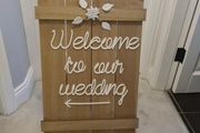 Wedding Welcome Sign for Hire/Rent