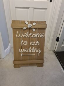 Wedding Welcome Sign for Hire/Rent