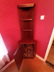 Vintage / Mid-century Corner Cabinet