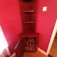 Vintage / Mid-century Corner Cabinet