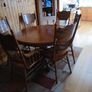 Oak Dining Table & Chairs Image 6