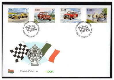 2001 Ireland Centenary of the Royal Irish Automobile Club (RAC) Commemorative Stamps An Post First Day Cover (FDC)