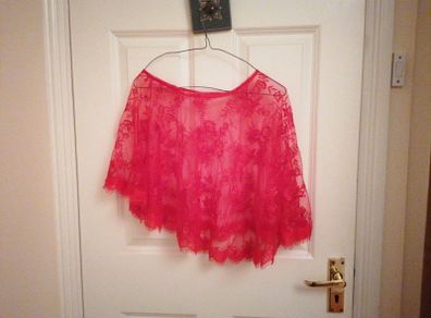 ladies lace poncho