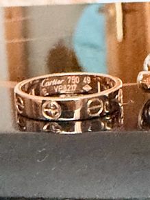 Cartier Love Pink Gold Ring