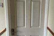 Timber white door