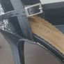 Principles Black Glitter Strappy Sandals.  Size EU 36.  UK 3. Image 7