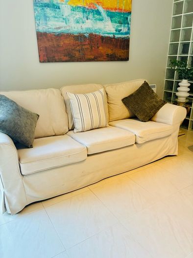 IKEA Extorp 3 seater and 2 seater sofas
