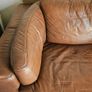 leather two seater sofa Image 4