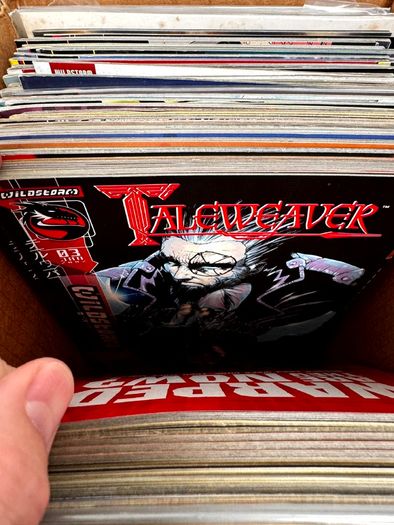 Indie Long Comic Box w 325 Comics for Sale
